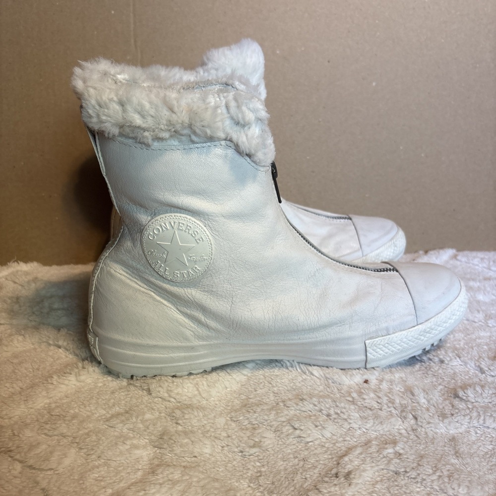 Converse Chuck Taylor All Star High-Rise Shroud Boot Women's Size 10 White